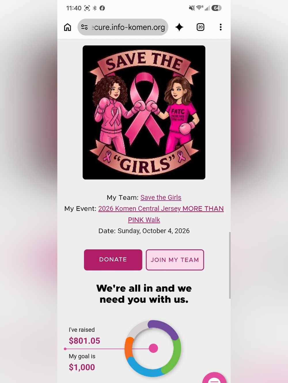 🩷Breast Cancer Awareness Kit & Buyers Appreciation, NWT - Picture 8 of 9